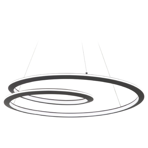 George Kovacs Lighting George Kovacs Infinite Sand Coal Black LED Pendant Light P1971-066-L