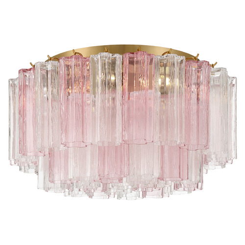 Crystorama Lighting Crystorama Lighting Addis Aged Brass Flushmount Light ADD-321-AG-SP