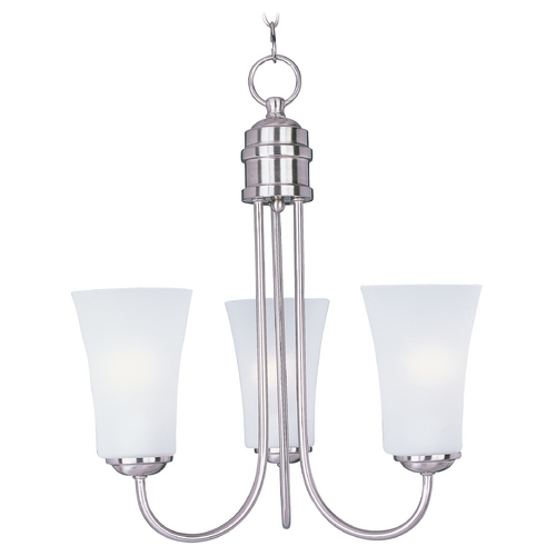 Maxim Lighting Logan Satin Nickel Chandelier by Maxim Lighting 10043FTSN