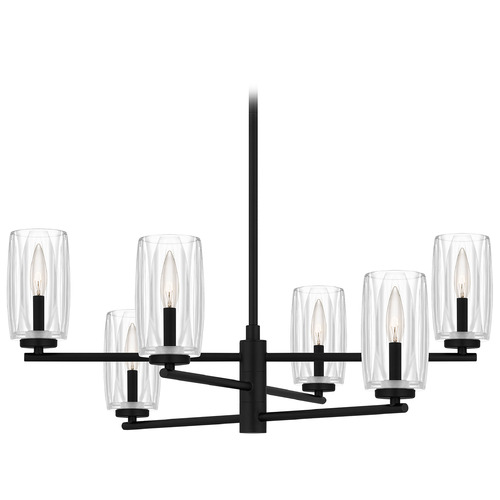 Quoizel Lighting Quoizel Lighting Cunningham Matte Black Chandelier CUN5026MBK