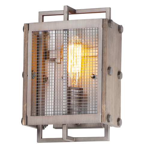 Maxim Lighting Maxim Lighting Outland Barn Wood & Weathered Zinc Sconce 25269BWWZ