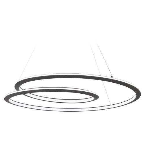 George Kovacs Lighting George Kovacs Infinite Sand Coal Black LED Pendant Light P1972-066-L