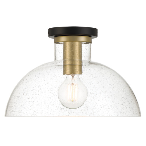 Designers Fountain Lighting Designers Fountain Nova Matte Black Semi-Flushmount Light D283M-SF-MB