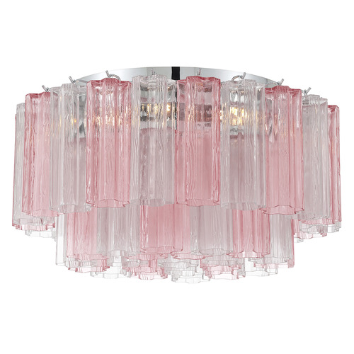 Crystorama Lighting Crystorama Lighting Addis Polished Chrome Flushmount Light ADD-321-CH-SP