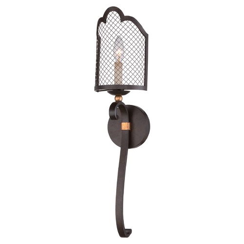 Metropolitan Lighting Cortona French Bronze with Gold Highlight Sconce by Metropolitan Lighting N7100-258B