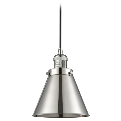 Innovations Lighting Appalachian Polished Nickel Mini Pendant by Innovations Lighting 201C-PN-M13-PN