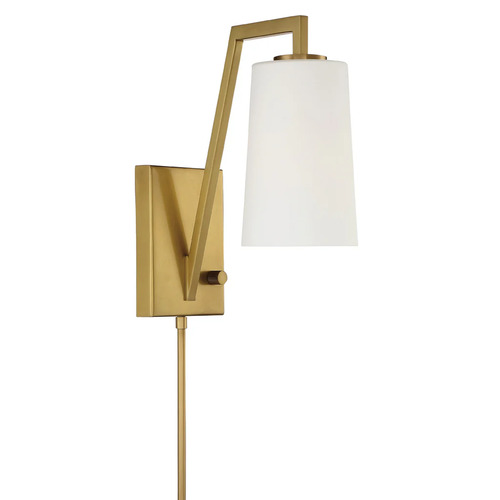 Crystorama Lighting Avon Wall Task Light in Aged Brass by Crystorama Lighting AVO-B4201-AG