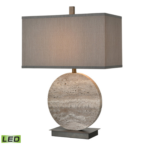 Elk Lighting Elk Lighting Vermouth Gray & Bronze LED Table Lamp with Rectangle Shade D4232-LED