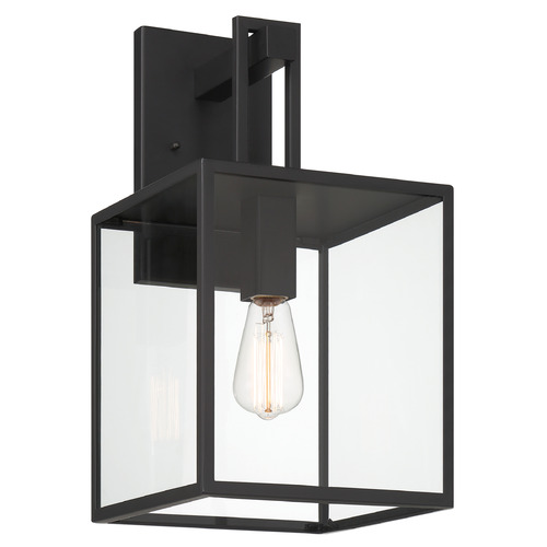 Designers Fountain Lighting Designers Fountain Preston Matte Black Outdoor Wall Light D297M-9EW-MB