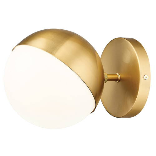 Z-Lite Z-Lite Realm Sphere Modern Gold Sconce 7517-1S-MGLD