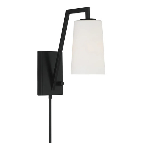 Crystorama Lighting Avon Wall Task Light in Matte Black by Crystorama Lighting AVO-B4201-MK
