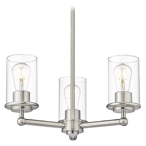 Z-Lite Z-Lite Thayer Brushed Nickel Chandelier 742-3BN