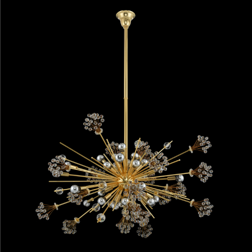 Allegri Lighting Allegri Crystal Constellation 18k Gold Pendant Light 11634-018-FR001