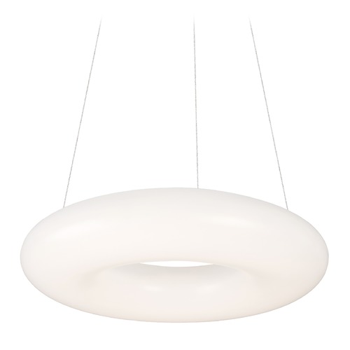 Kuzco Lighting Modern White LED Pendant with White Shade 3000K 1200LM by Kuzco Lighting PD80712