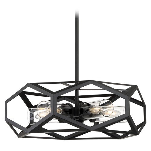 Satco Lighting Zemi Black Chandelier by Satco Lighting 60/7304