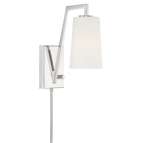 Crystorama Lighting Avon Wall Task Light in Polished Nickel by Crystorama Lighting AVO-B4201-PN