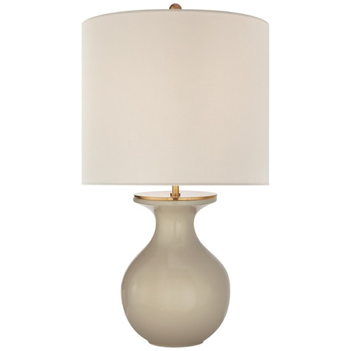 Visual Comfort Signature Collection Kate Spade New York Albie Desk Lamp in Dove Grey by Visual Comfort Signature KS3616DVGL