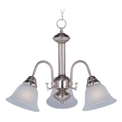 Maxim Lighting Malaga Satin Nickel Chandelier by Maxim Lighting 2697FTSN