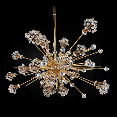 Allegri Lighting Allegri Crystal Constellation 18k Gold Pendant Light 11635-018-FR001
