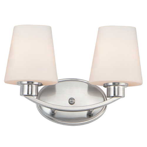 Maxim Lighting Maxim Lighting Shelter Satin Nickel Bathroom Light 11832SWSN