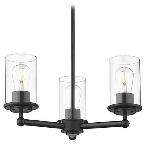 Z-Lite Z-Lite Thayer Matte Black Chandelier 742-3MB