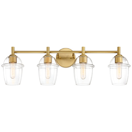 Designers Fountain Lighting Designers Fountain Summer Jazz Brushed Gold Bathroom Light D310M-4B-BG