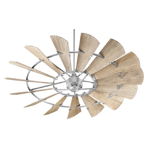 Quorum Lighting Windmill 72-Inch Modern Farmhouse Fan in Galvanized by Quorum Lighting 97215-9
