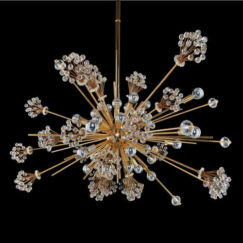 Allegri Lighting Allegri Crystal Constellation 18k Gold Pendant Light 11636-018-FR001