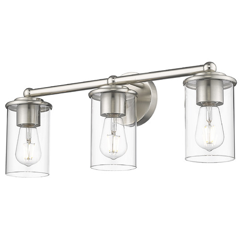 Z-Lite Z-Lite Thayer Brushed Nickel Bathroom Light 742-3V-BN