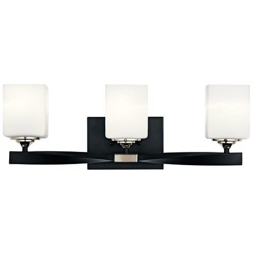 Kichler Lighting Marette 22.75-Inch Black Vanity Light by Kichler Lighting 55002BK