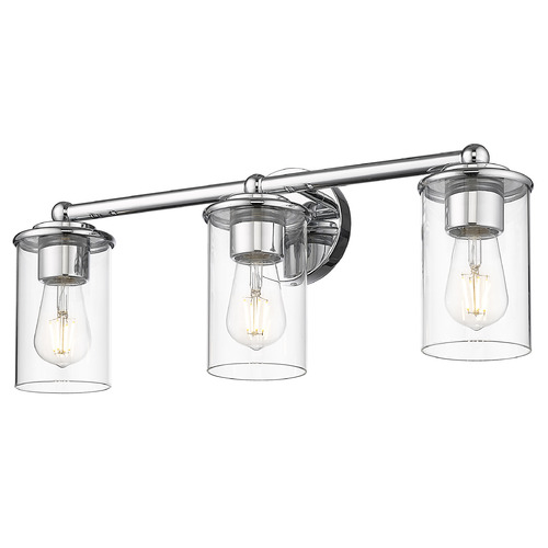 Z-Lite Z-Lite Thayer Chrome Bathroom Light 742-3V-CH