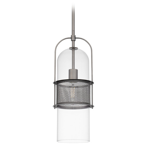 Quoizel Lighting Quoizel Lighting Soffer Antique Nickel Mini-Pendant Light with Bowl / Dome Shade QPP6221AN