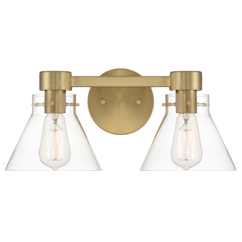 Designers Fountain Lighting Designers Fountain Willow Creek Brushed Gold Bathroom Light D204M-2B-BG
