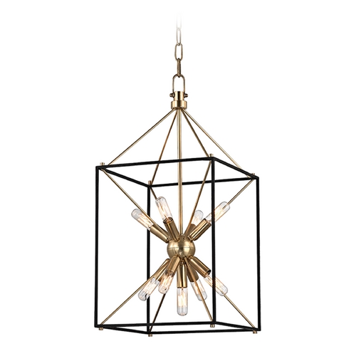 Hudson Valley Lighting Glendale Pendant in Aged Brass by Hudson Valley Lighting 8912-AGB