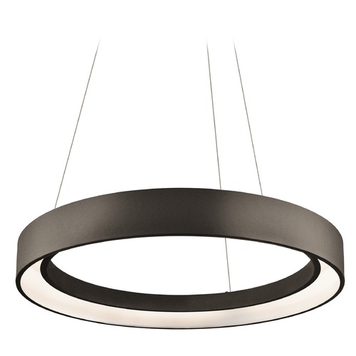 Elan Lighting Fornello 23.50-Inch LED Pendant in Sand Textured Black by Elan Lighting 83455
