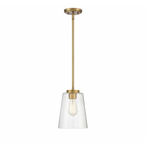 Savoy House Calhoun Mini Pendant in Warm Brass by Savoy House 7-1027-1-322