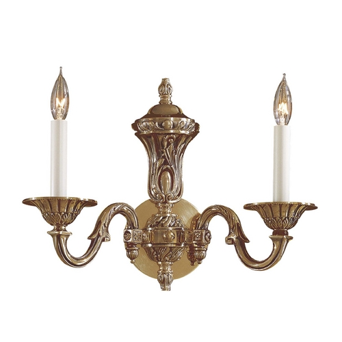 Metropolitan Lighting Sconce Wall Light in Antique Classic Brass by Metropolitan Lighting N700202