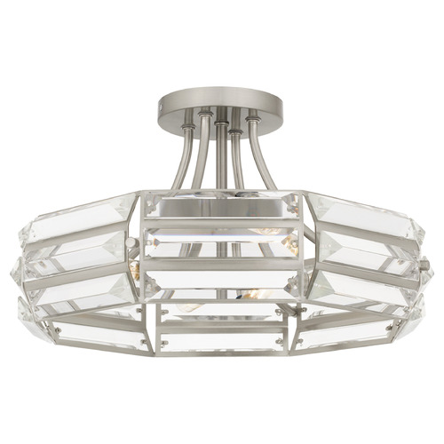 Quoizel Lighting Quoizel Lighting Padilla Brushed Nickel Semi-Flushmount Light QSF6209BN