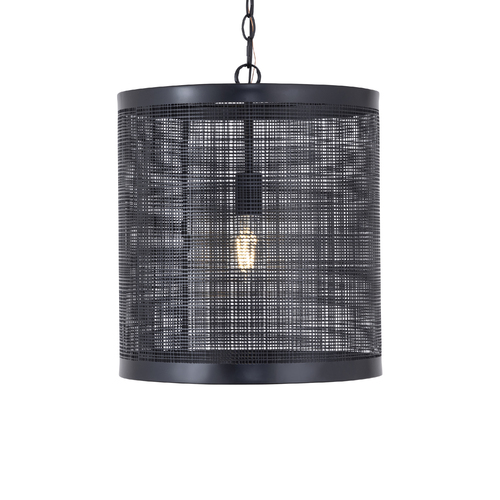 Maxim Lighting Hatcher 15-Inch Pendant in Black by Maxim Lighting 31222BK