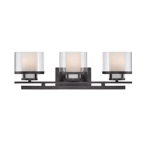 Designers Fountain Lighting Designers Fountain Fusion Biscayne Bronze Bathroom Light 86103-BBR