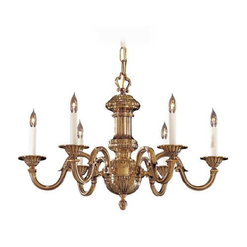 Metropolitan Lighting Chandelier in Classic Brass by Metropolitan Lighting N700206