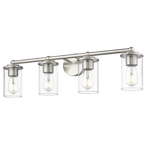Z-Lite Z-Lite Thayer Brushed Nickel Bathroom Light 742-4V-BN