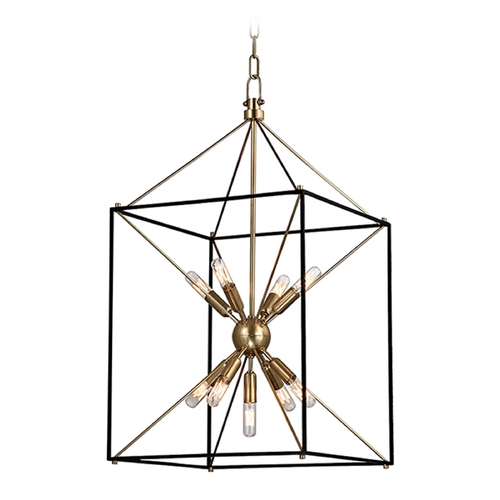 Hudson Valley Lighting Glendale Pendant in Aged Brass by Hudson Valley Lighting 8916-AGB