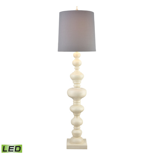 Elk Lighting Elk Lighting Meymac Matte White LED Floor Lamp with Empire Shade D4409-LED