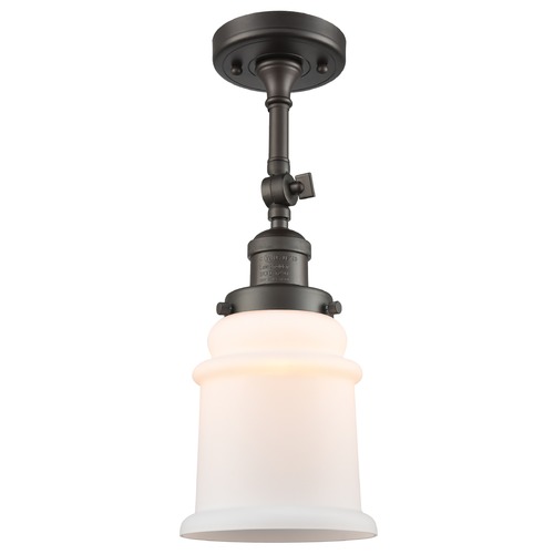 Innovations Lighting Canton Oil Rubbed Bronze Semi-Flush Mount by Innovations Lighting 201F-OB-G181