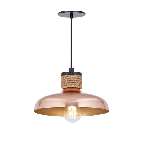 Maxim Lighting Bingham 9.75-Inch Mini Pendant in Copper by Maxim Lighting 22492CP