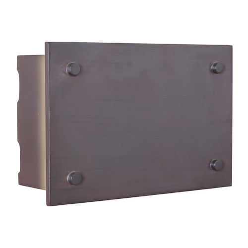 Craftmade Lighting Industrial Rectangle Lighted LED Chime in Aged Iron by Craftmade Lighting ICH1600-AI