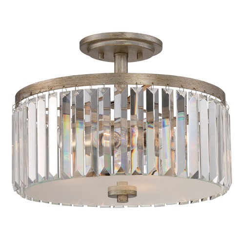 Quoizel Lighting Mirage Vintage Gold Semi-Flush by Quoizel Lighting MIR1715VG