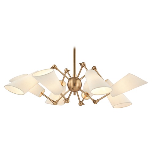 Hudson Valley Lighting Buckingham 8-Light Chandelier in Aged Brass by Hudson Valley Lighting 5308-AGB