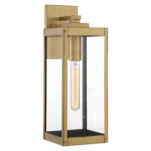 Quoizel Lighting Westover Antique Brass Outdoor Wall Light by Quoizel Lighting WVR8406A